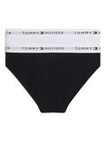 Tommy Hilfiger Kids' Original Bikini Briefs, Pack of 2, Black/White