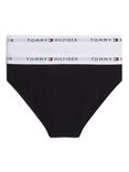 Tommy Hilfiger Kids' Original Bikini Briefs, Pack of 2, Black/White