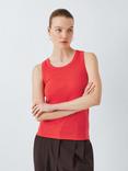 John Lewis Organic Cotton Tank Top, Red