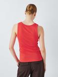 John Lewis Organic Cotton Tank Top, Red