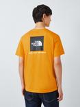 The North Face Redbox Logo Short Sleeve T-Shirt, Gold Black