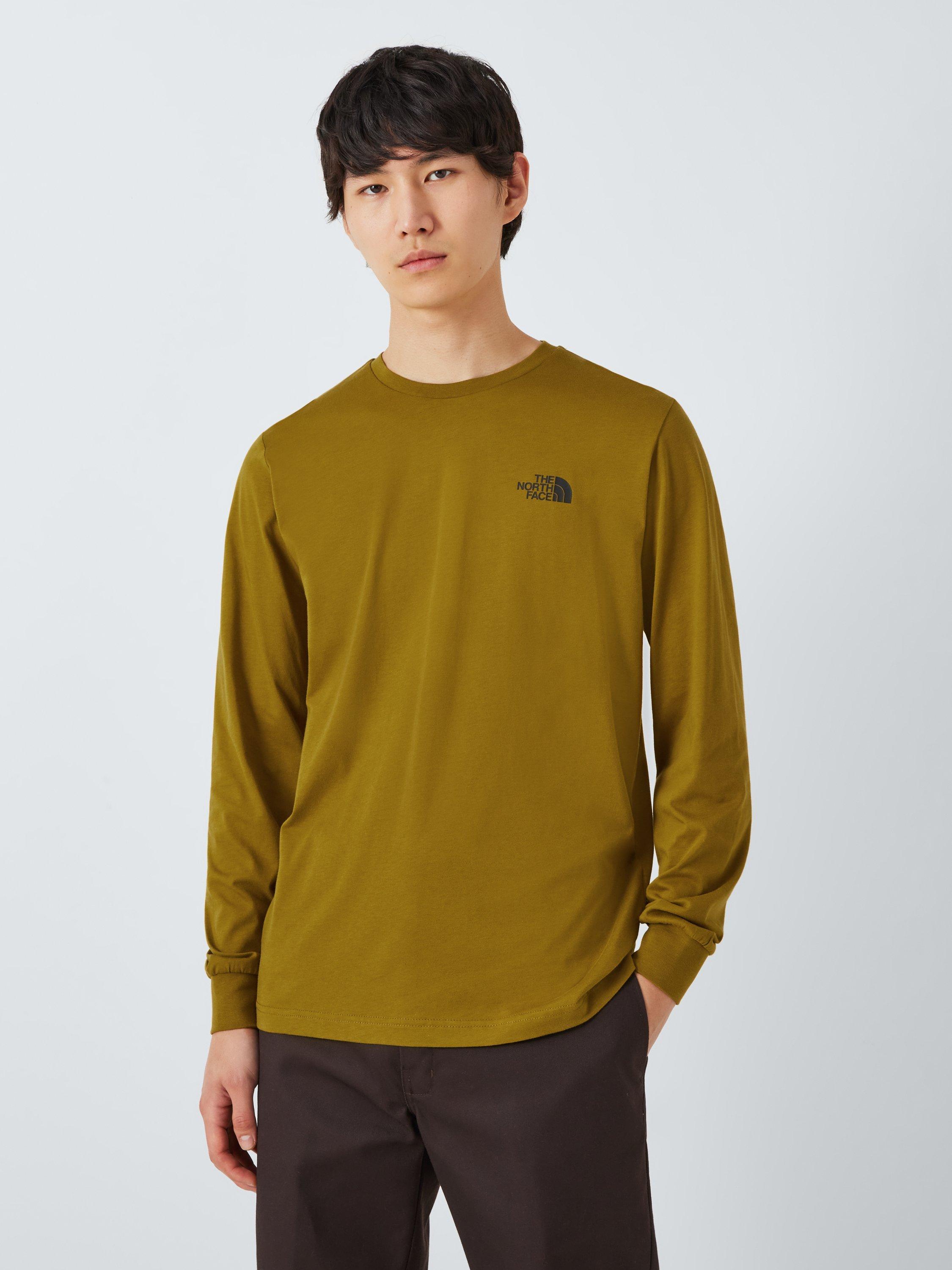 The North Face Long Sleeve Redbox T Shirt Moss Green