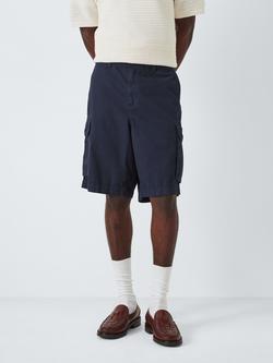 John Lewis Cotton Cargo Shorts, Sky Captain