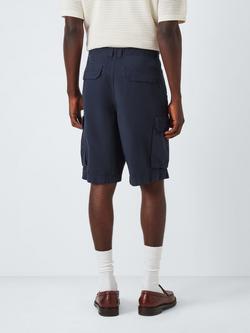John Lewis Cotton Cargo Shorts - view 2, Sky Captain