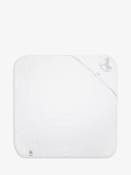 The Little Tailor Baby Cotton Hooded Bath Towel - view 2, White