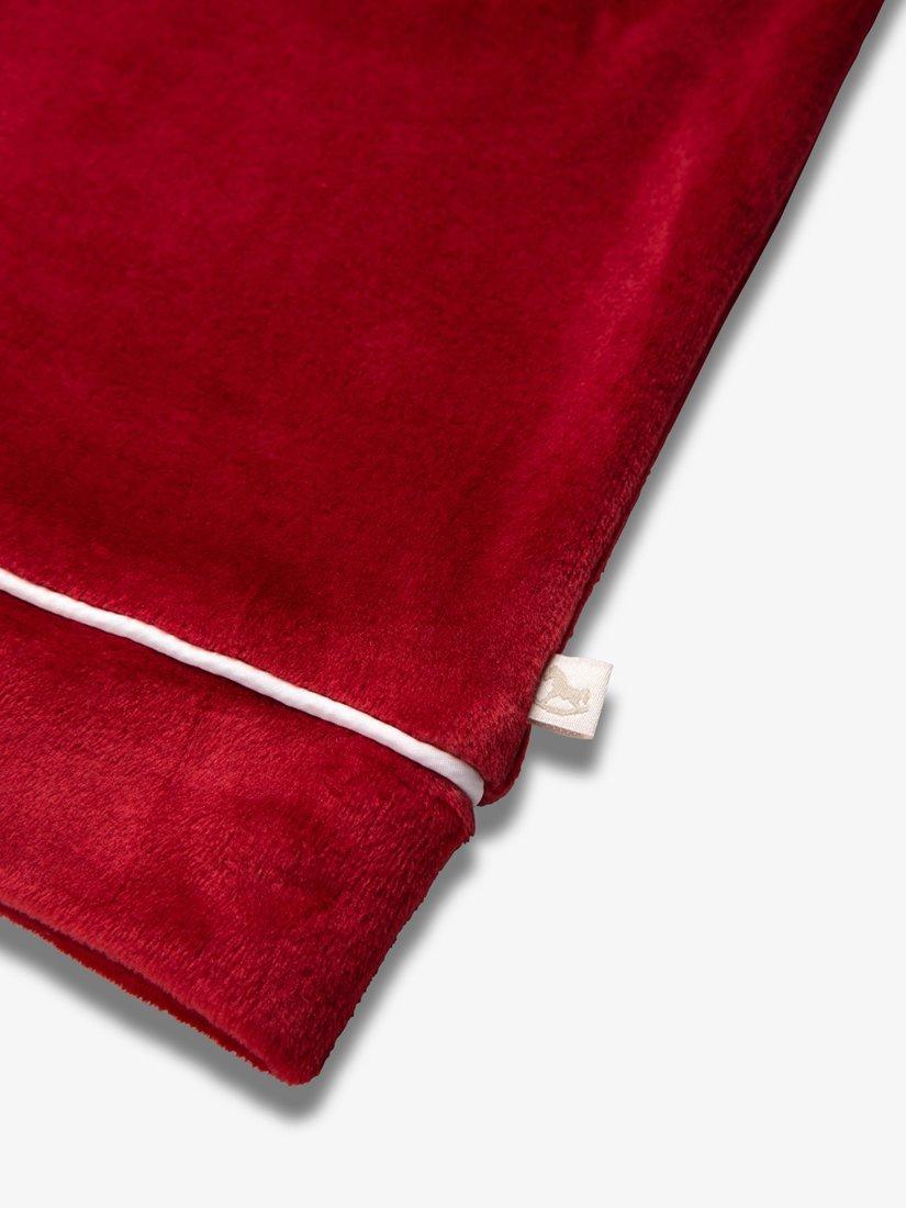 Product image 11 of 11, which shows The Little Tailor Kids' Velour Pyjama Set, Red, 2-3 years