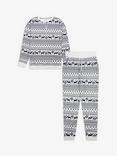 The Little Tailor Reindeer Christmas Fairisle Pyjamas