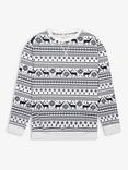 The Little Tailor Reindeer Christmas Fairisle Pyjamas