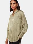 Whistles Jacquard Zig Zag Shirt, Khaki