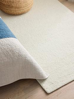 John Lewis Boucle Wool Rug, Ivory - view 2, Ivory