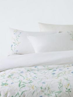 John Lewis Floral Border Duvet Cover Set, Multi