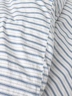 John Lewis Mia Stripe Pure Cotton Weave Bedding - view 2, Blue/Multi