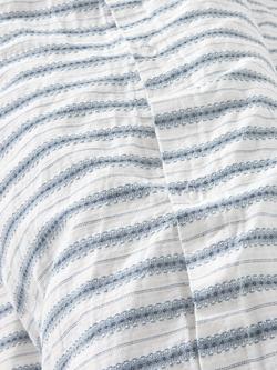 John Lewis Mia Stripe Pure Cotton Weave Bedding - view 2, Blue/Multi