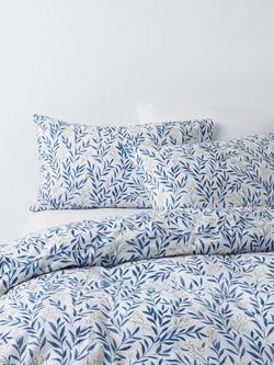 John Lewis Tansy Duvet Cover Set, Blue/Yellow