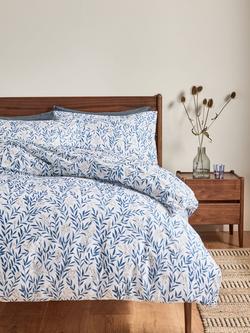 John Lewis Tansy Duvet Cover Set - view 2, Blue/Yellow