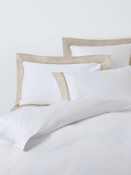 John Lewis Padova Egyptian Cotton Sateen Bedding, 400 Thread Count, Champagne