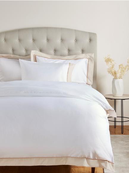John Lewis Padova Egyptian Cotton Sateen Bedding, 400 Thread Count - view 2, Champagne