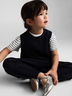 Mango Kids' Juliap Trousers, Navy, Navy