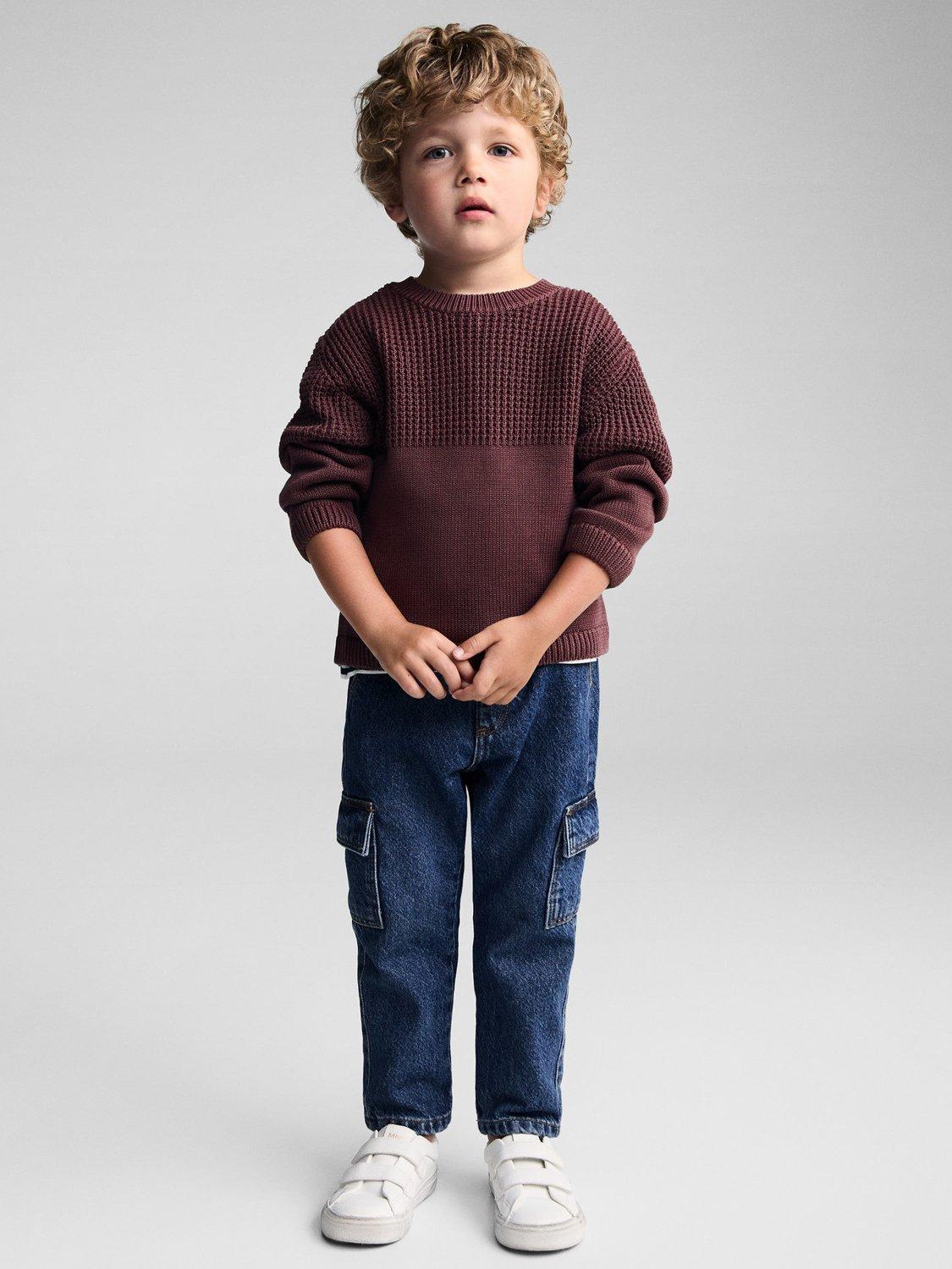 Deep red sweater for outlets girl or boy