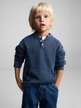 Mango Kids' Hossegor Sweater, Medium Blue