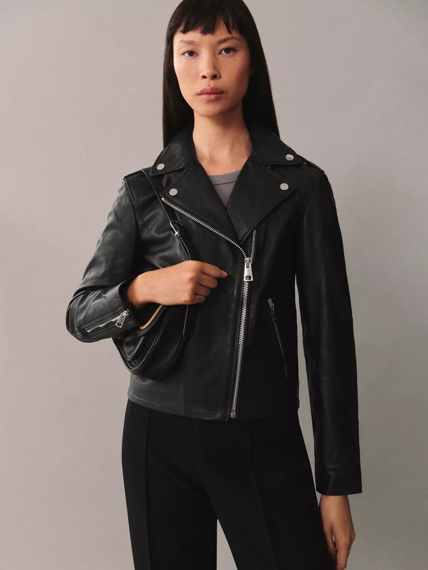 Cheap black leather jackets best sale