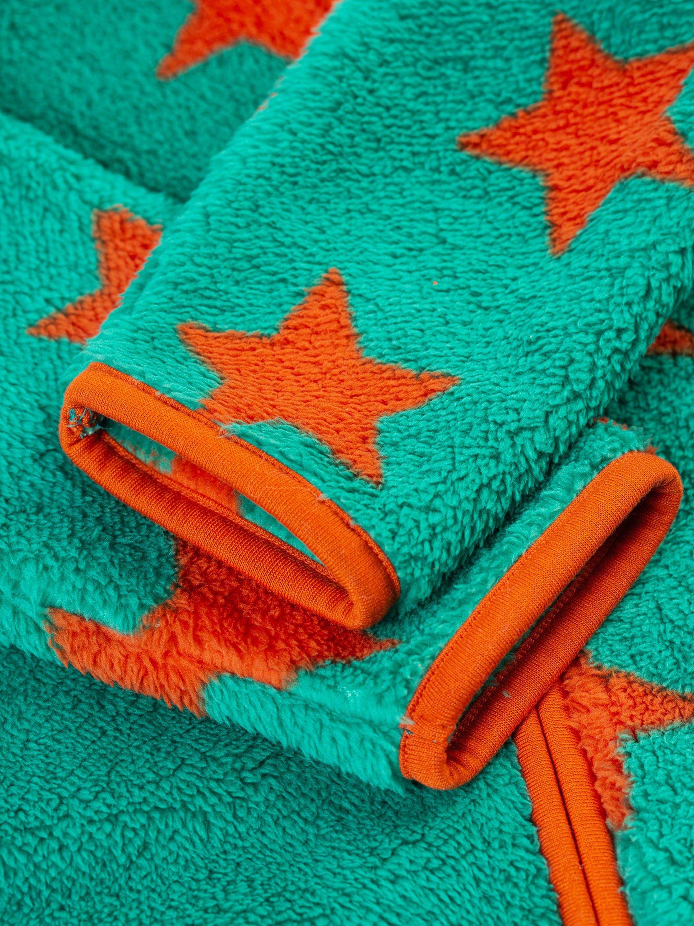 Product image 4 of 5, which shows Frugi Kids' Star Zipped Fleece Jacket, Multi, 12-18 months