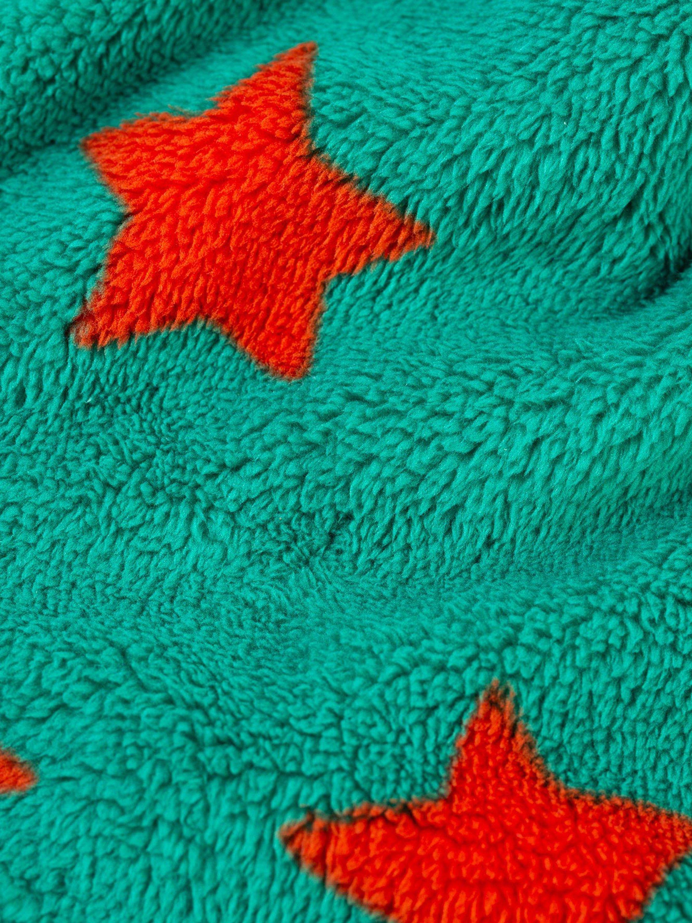 Product image 5 of 5, which shows Frugi Kids' Star Zipped Fleece Jacket, Multi, 12-18 months