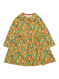 Frugi Kids' Autumn Organic Cotton Printed Dress, Multi