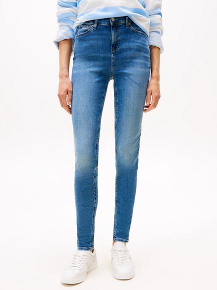 Tommy Hilfiger Nora Mid Rise Skinny Jeans, Faded Blue