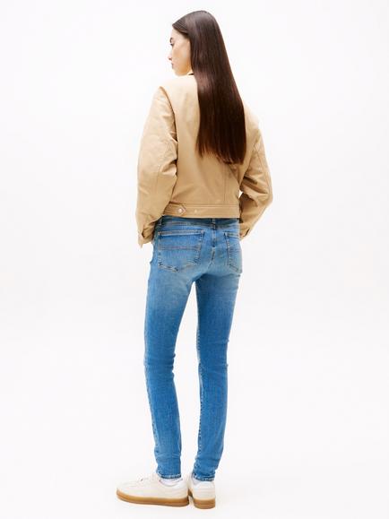 Tommy Hilfiger Sophie Low Rise Skinny Jeans, Mid Blue - view 2, Mid Blue