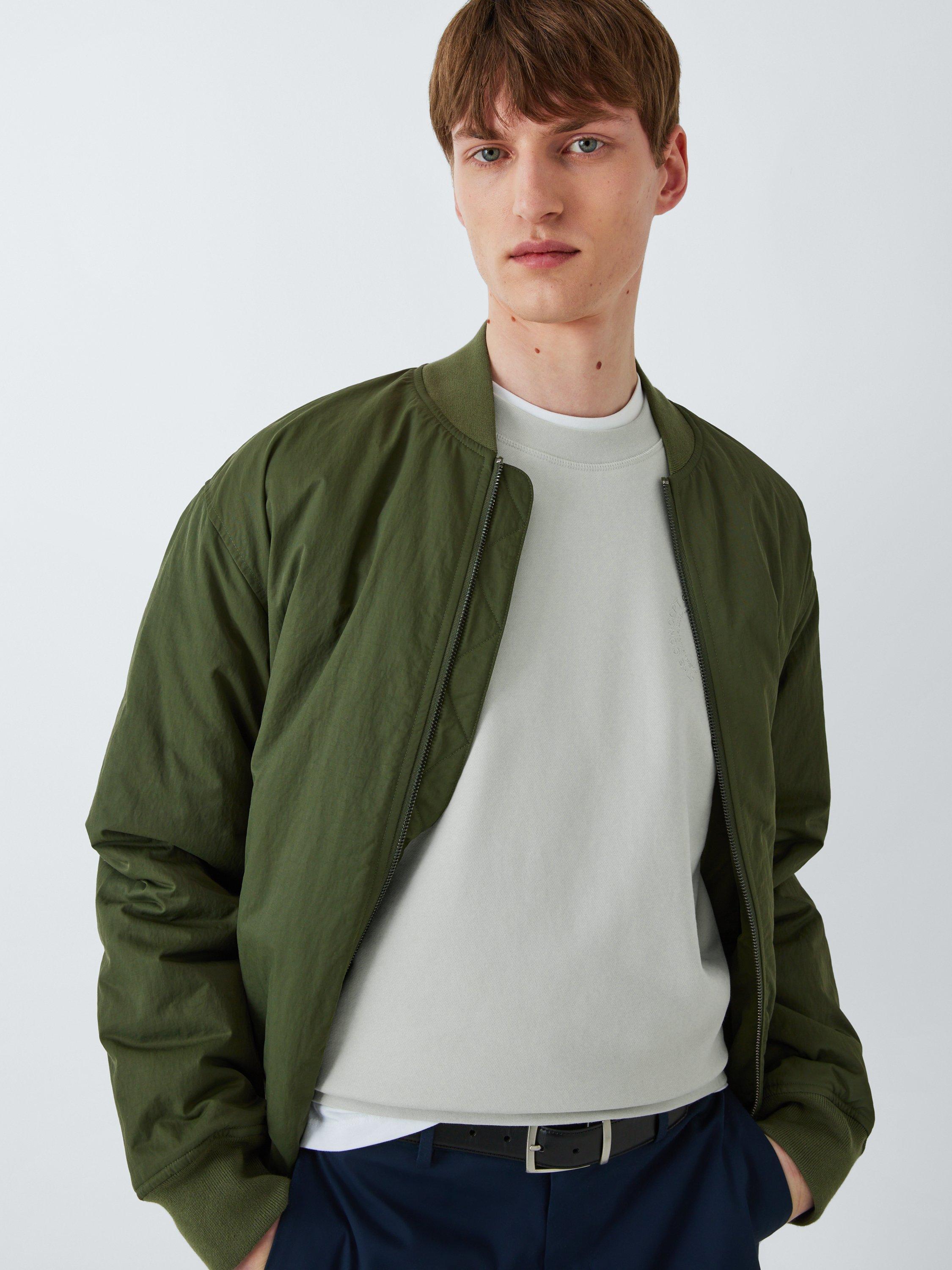 Product image 5 of 6, which shows Kin Concept Collection Embroidered Logo Cotton Knit Jumper, Smoke, S