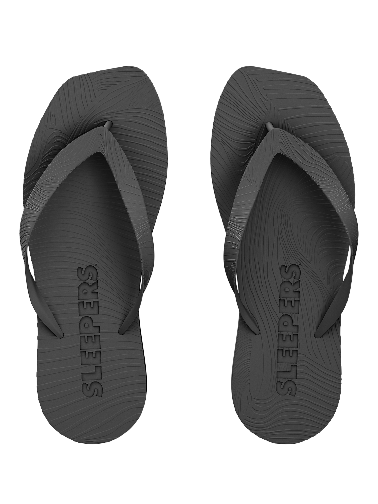 Product image 2 of 5, which shows Sleepers High Platform Flip Flops, Black, EU36