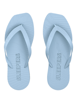 Sleepers High Platform Flip Flops, Angel Blue - view 2, Angel Blue