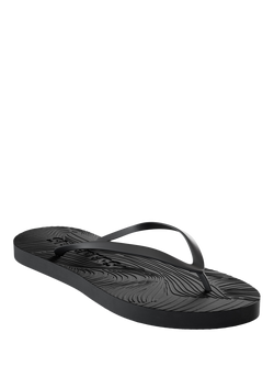 Sleepers Slim Flip Flops, Black