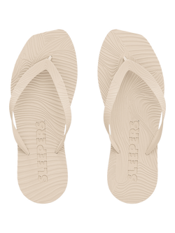 Sleepers Tapered Platform Flip Flops, Eggnog - view 2, Eggnog