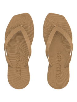Sleepers Tapered Platform Flip Flops, Sand - view 2, Sand