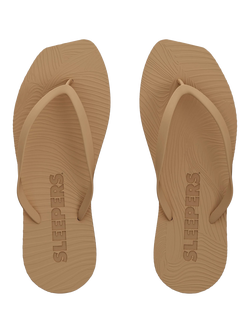 Sleepers Tapered Flip Flops, Sand - view 2, Sand