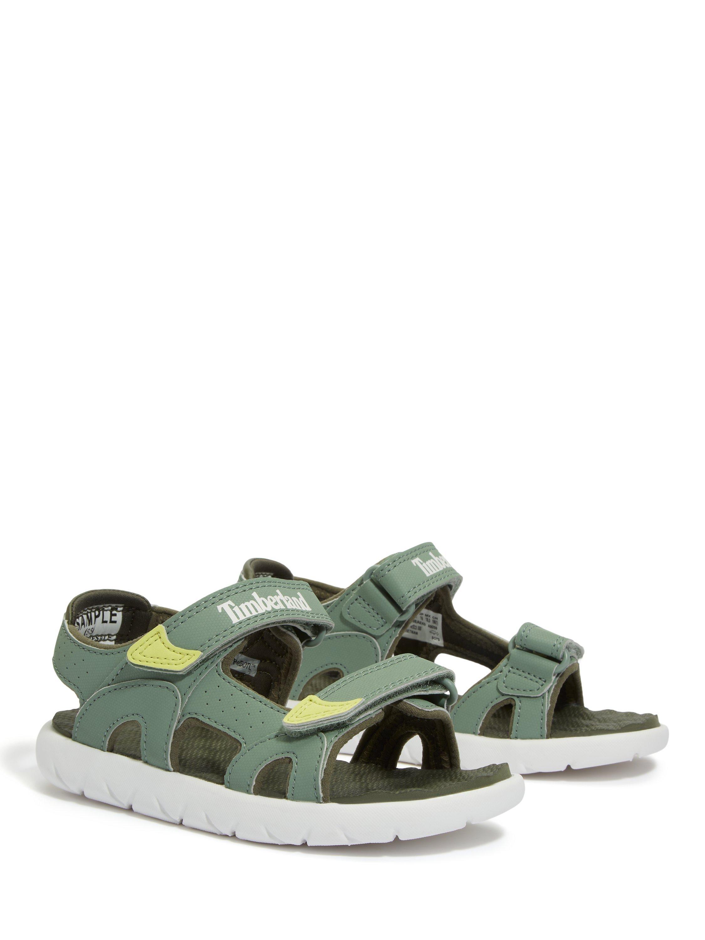 Product image 2 of 7, which shows Timberland Kids' Perkins Row Sandals, Green, EU23