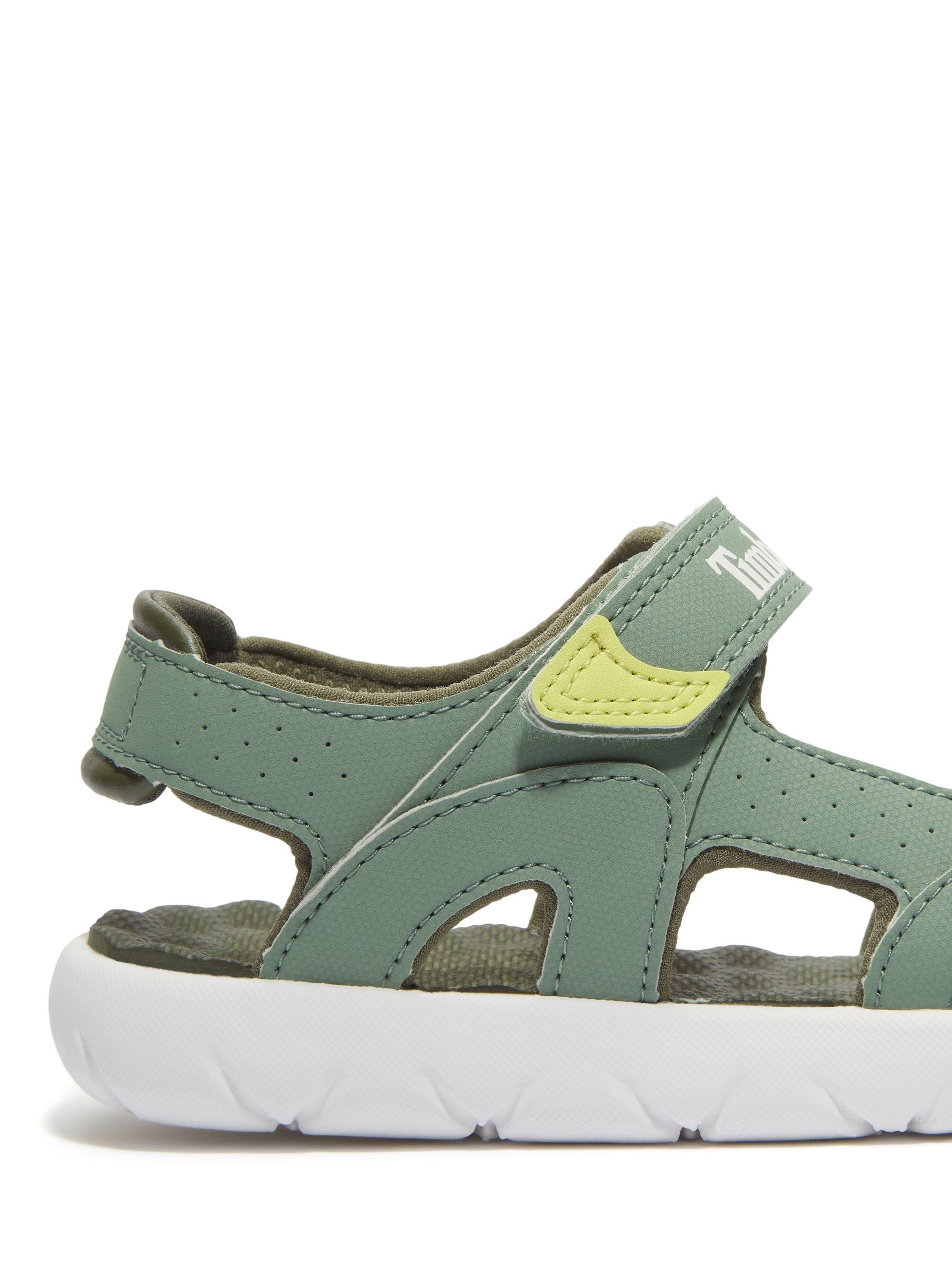 Product image 4 of 7, which shows Timberland Kids' Perkins Row Sandals, Green, EU23