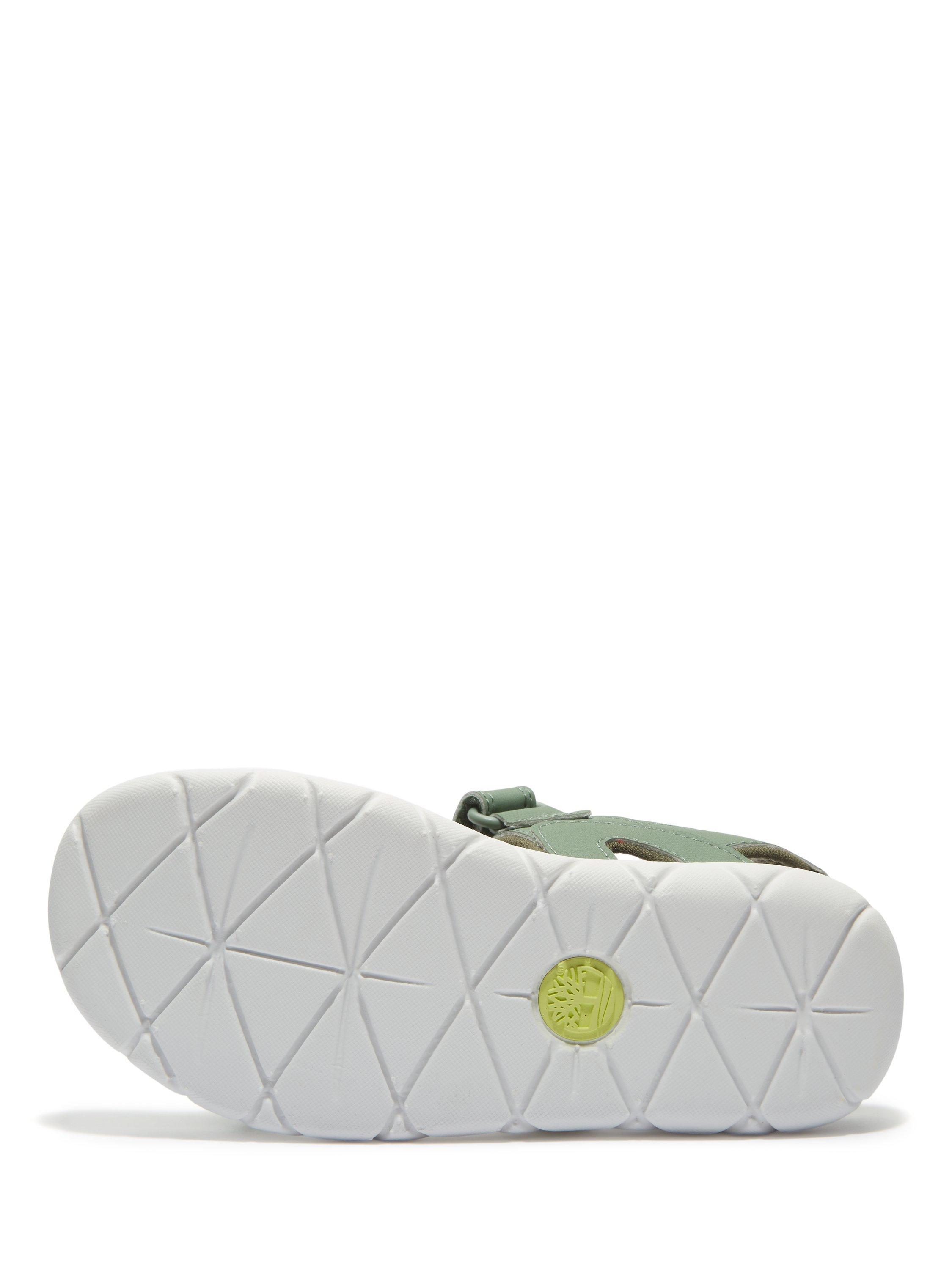 Product image 7 of 7, which shows Timberland Kids' Perkins Row Sandals, Green, EU23