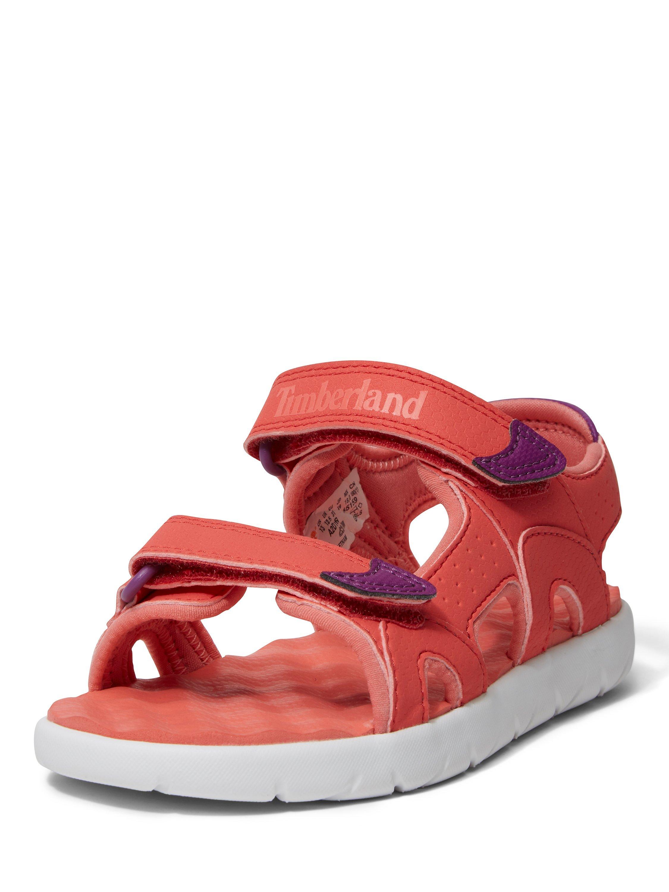 Product image 4 of 7, which shows Timberland Kids' Perkins Row Sandals, Dark Pink, EU23