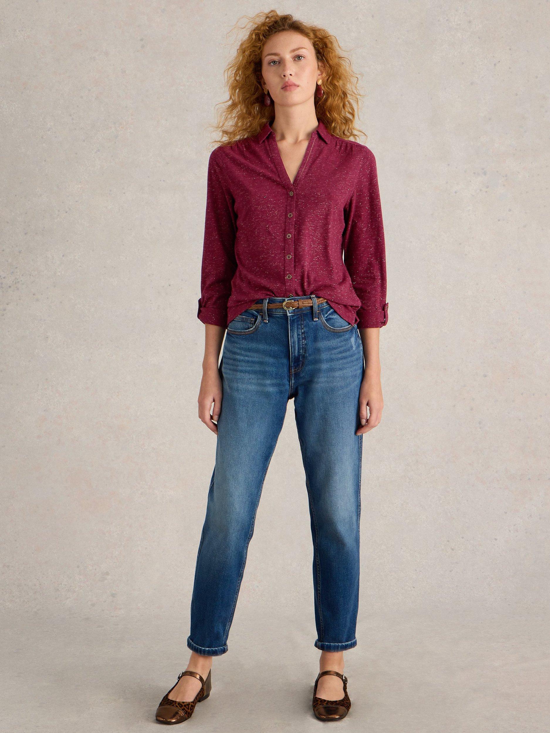 White Stuff Annie Shirt, Plum
