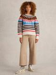 White Stuff Allie Fair Isle Lambswool Rich Jumper, Multi