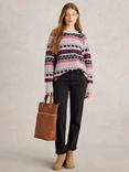 White Stuff Gabby Lambswool Blend Fair Isle Jumper, Multi