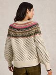 White Stuff Fairisle Jumper, Ivory/Multi