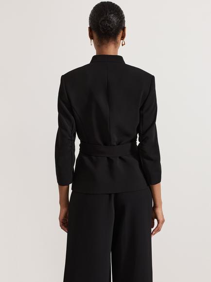 Phase Eight Sophin Corsage Jacket, Black - view 2, Black