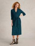 White Stuff Annie Sparkle Jersey Dress, Teal