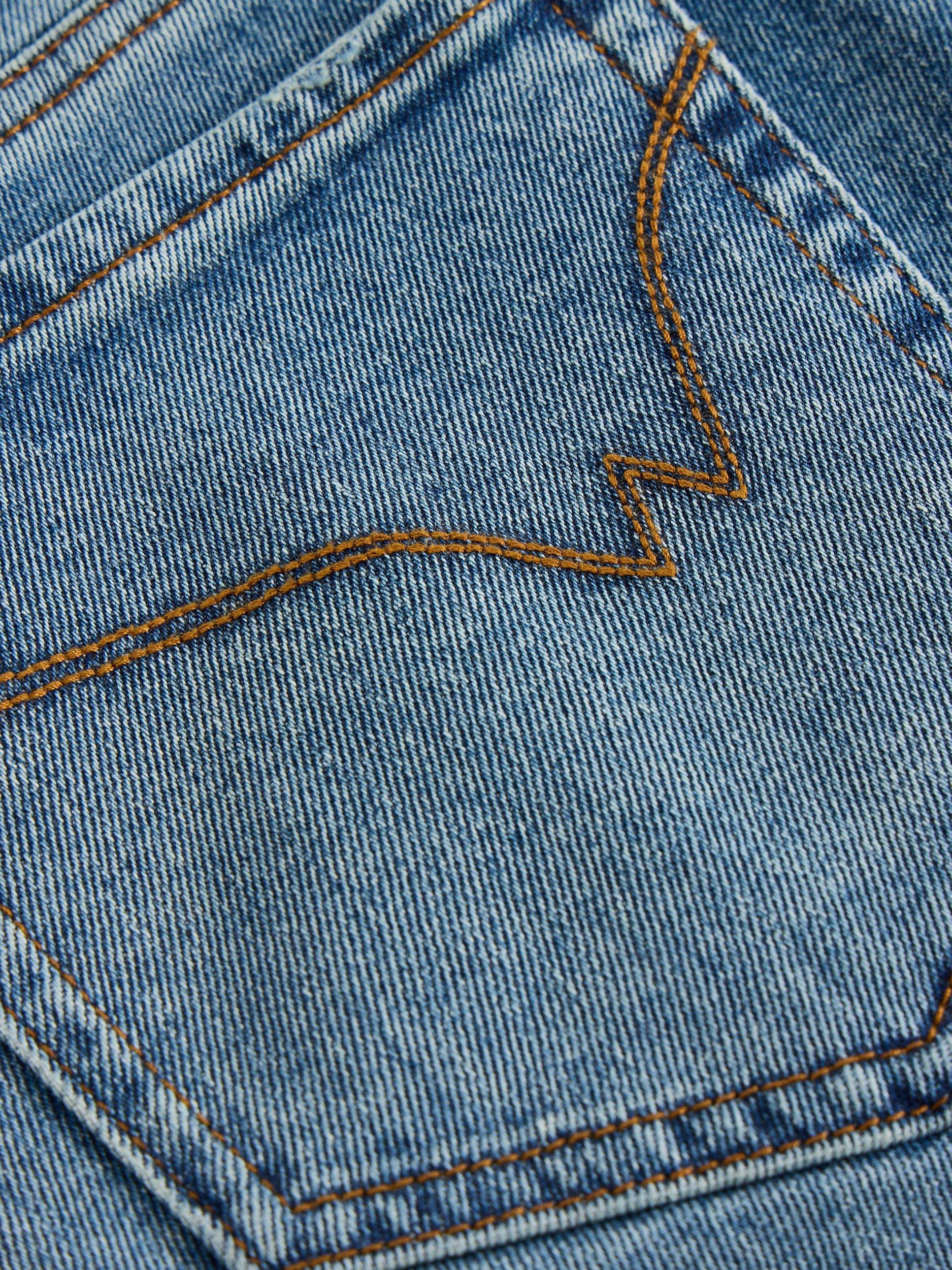 Product image 6 of 6, which shows White Stuff Tilly Organic Cotton Blend Relaxed Fit Jeans, Mid Blue, 6S