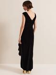 Phase Eight Donna Velvet Dress, Black