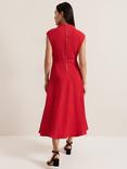 Phase Eight Ofelia Sleeveless Dress, Red